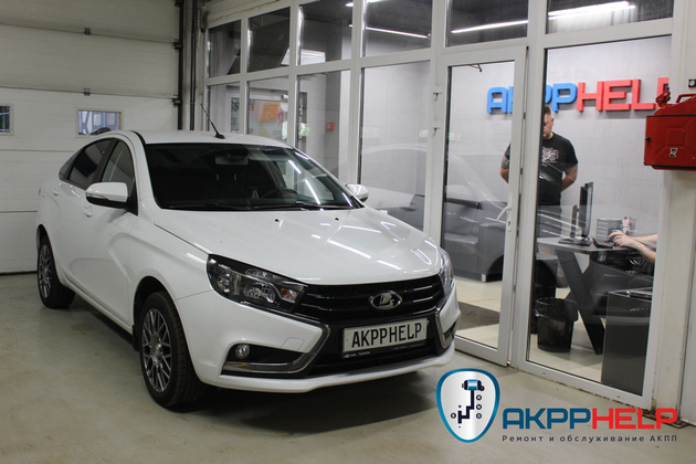 Наши работы по замене масла в вариаторе Lada Vesta JF015E
